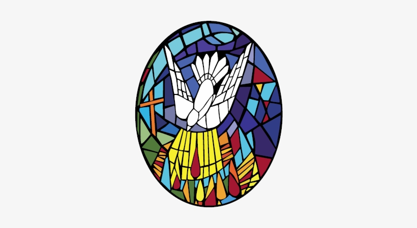 Contact Church Of The Holy Spirit - Holy Spirit Stained Glass Window Png, transparent png #758865