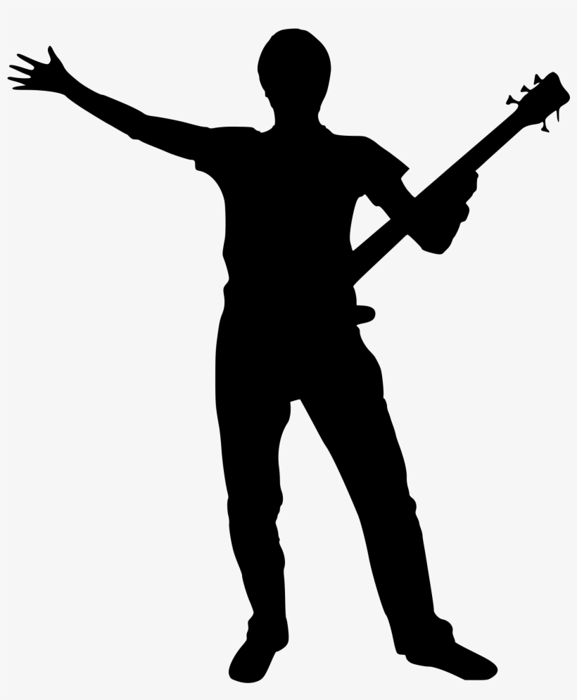Band Silhouette Png - Vector Silhouette Band Png, transparent png #758890