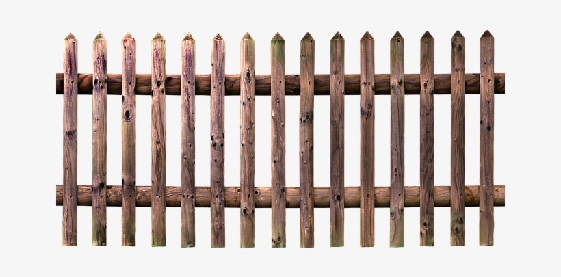 Fence, Wood Fence, Fence Element - Wood Fence Png, transparent png #758892