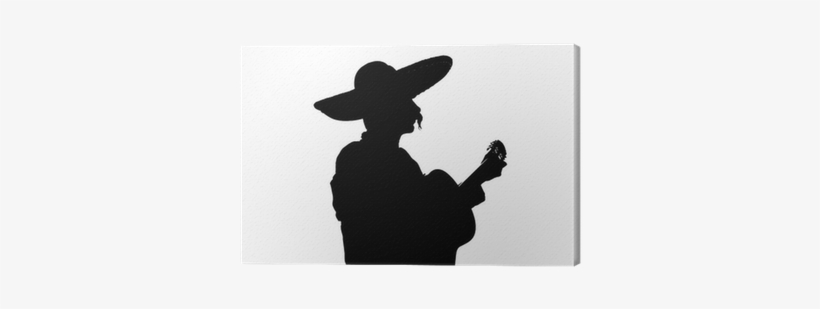 Charro Mariachi Playing Guitar Backlight Silhouette - El Impacto Ecosociocultural Y Turistico Del Mariachi, transparent png #759390