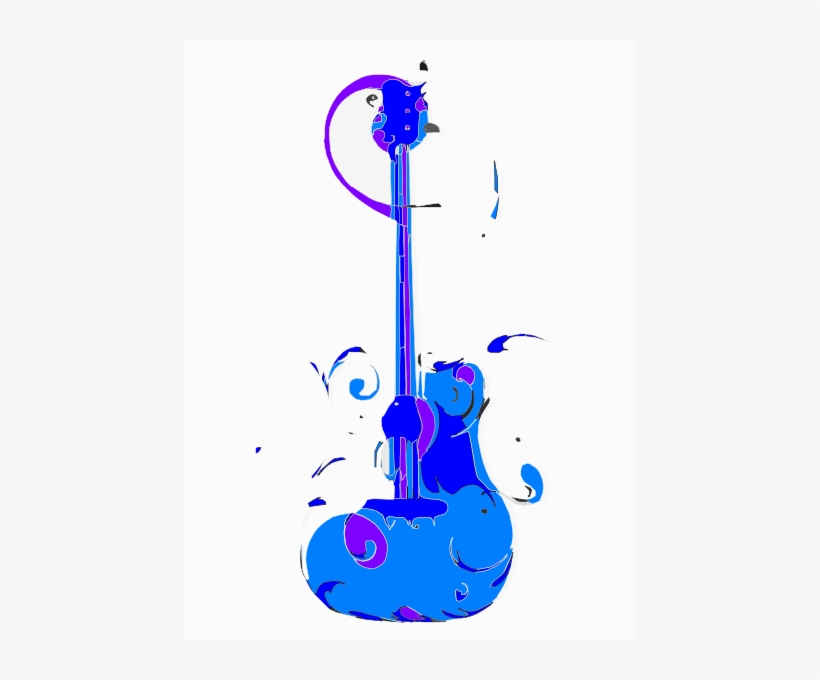 Blues Clip Guitar - Clipart Guitar Png Hd, transparent png #759478