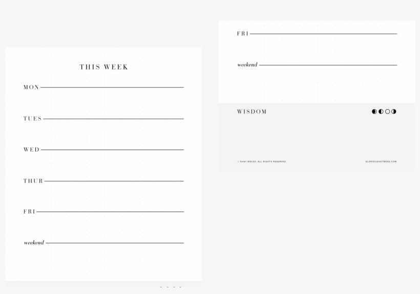How To Use The Printable Planner, transparent png #7500045