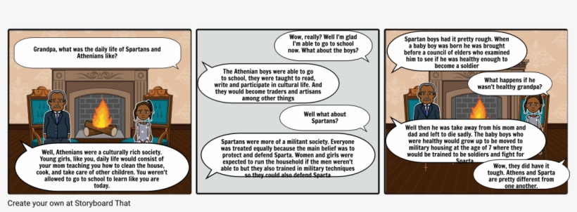 Daily Life Of Sparta And Athens, transparent png #7501646