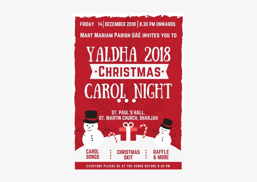 Christmas Carol Night, transparent png #7503420