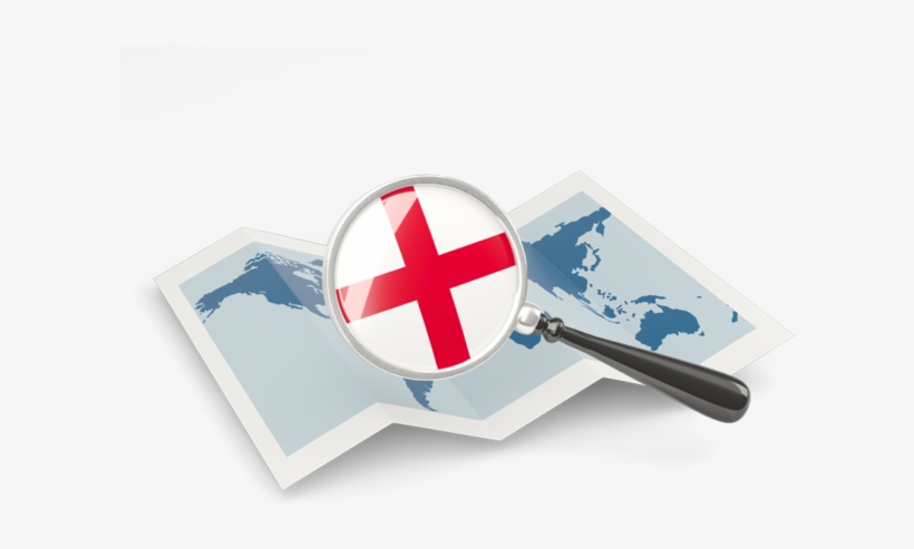 Magnified Flag With Map, transparent png #7504211