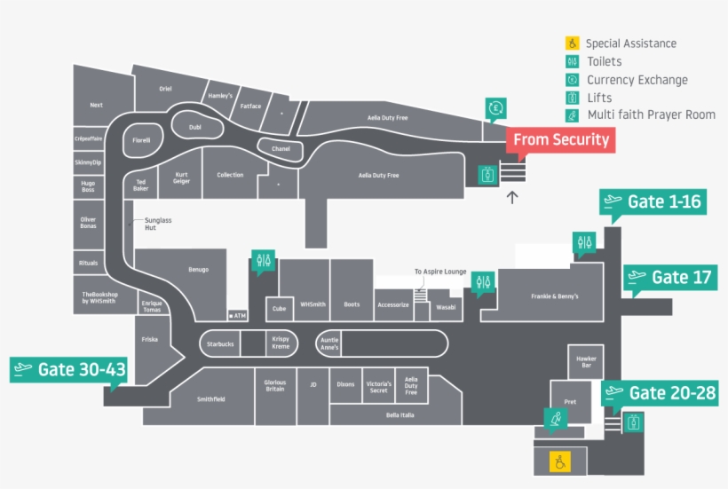 Airside Departure Lounge Map, transparent png #7505640