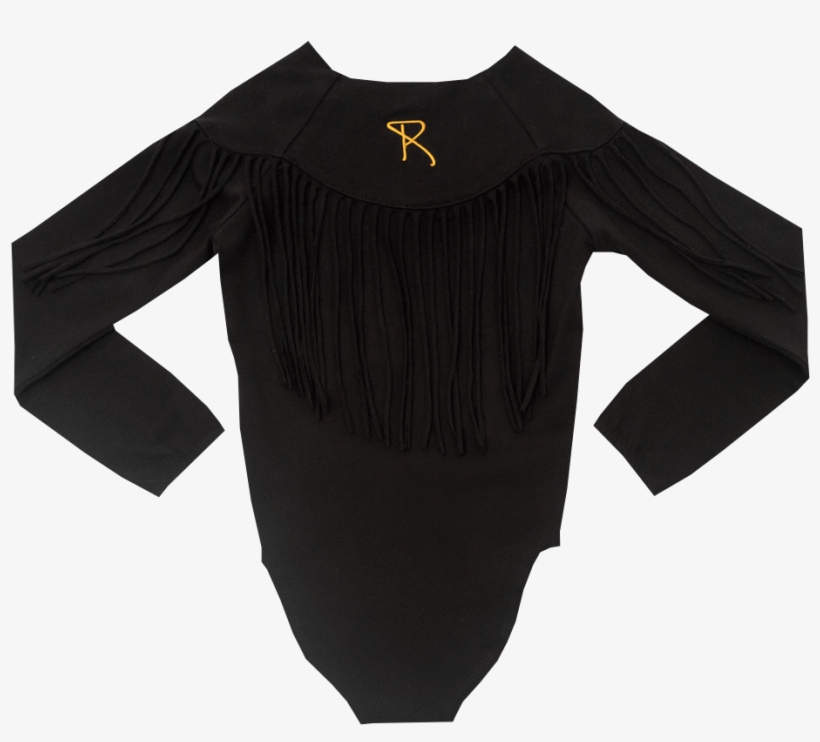 Rock Your Baby Black Fringe Leotard, transparent png #7505794