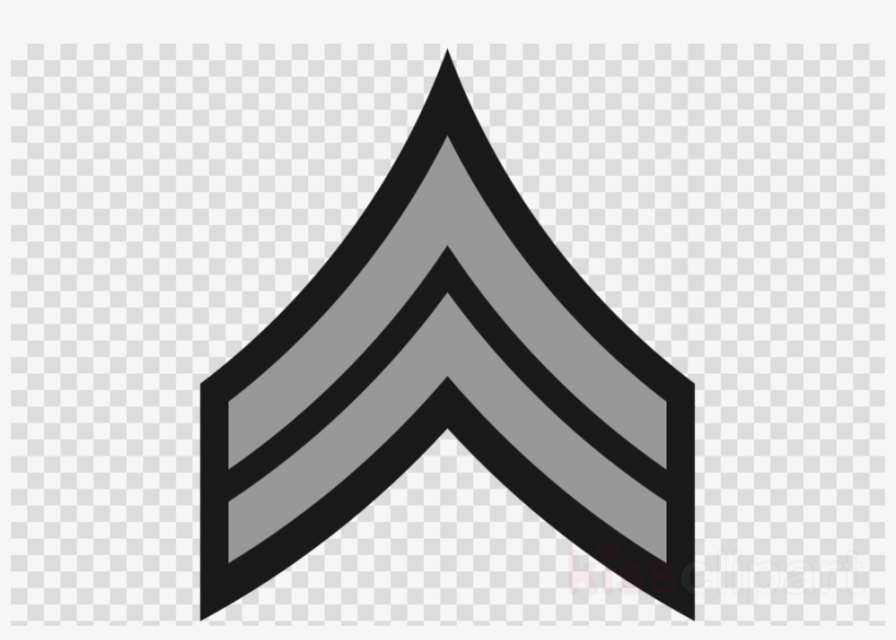 Army Corporal Rank Clipart Corporal Sergeant Military, transparent png #7511233