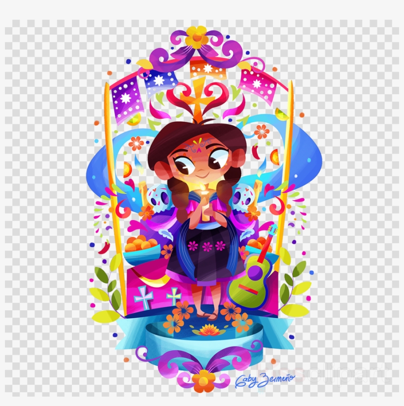 Day Of The Dead Clipart Mexico City Day Of The Dead, transparent png #7513147