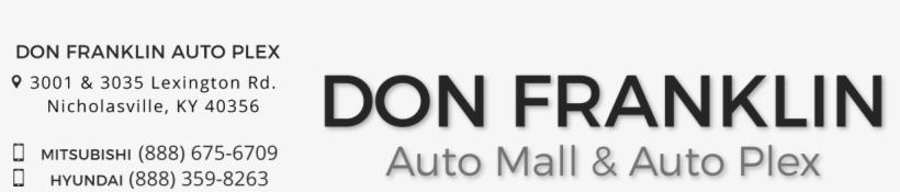 Don Franklin Auto Mall, transparent png #7514061