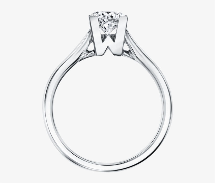 Hw Diamond Engagement Ring, transparent png #7516147