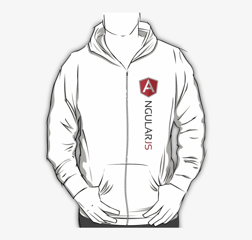 Angularjs T-shirt, transparent png #7516479