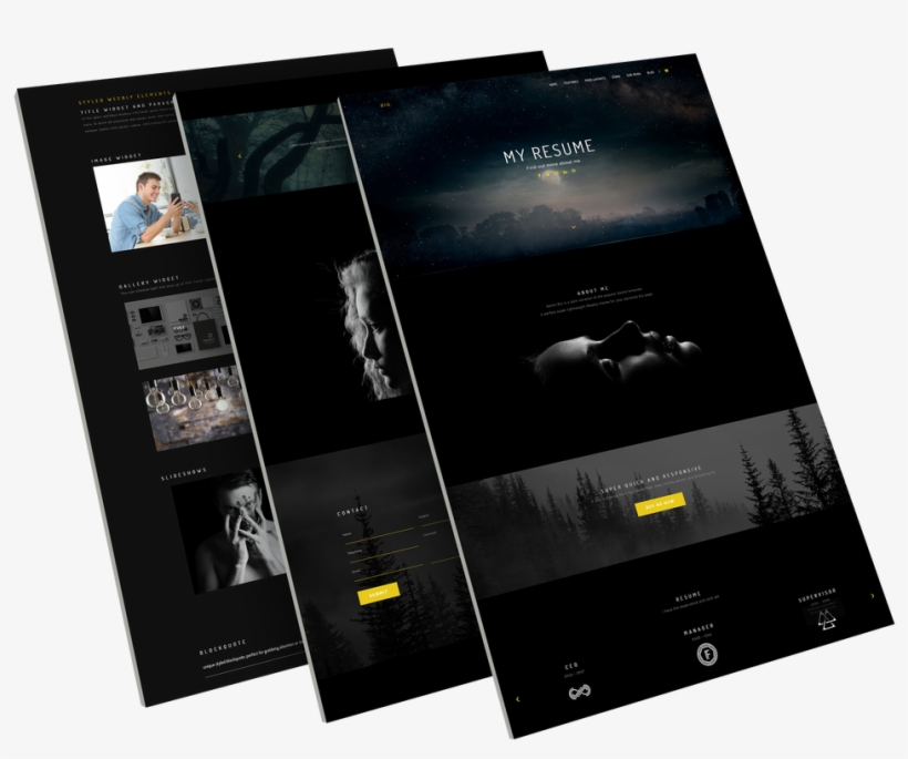 A Resume Template For Weebly, transparent png #7516707