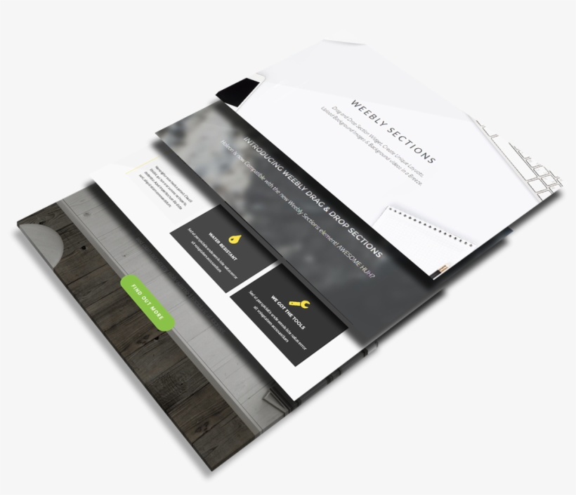 Drag And Drop Weebly Sections, transparent png #7516930