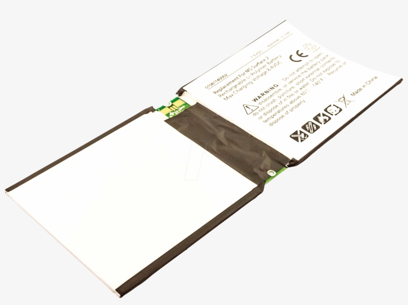 Tablet Battery For Microsoft Surface 2, Li-po, 4220, transparent png #7519833