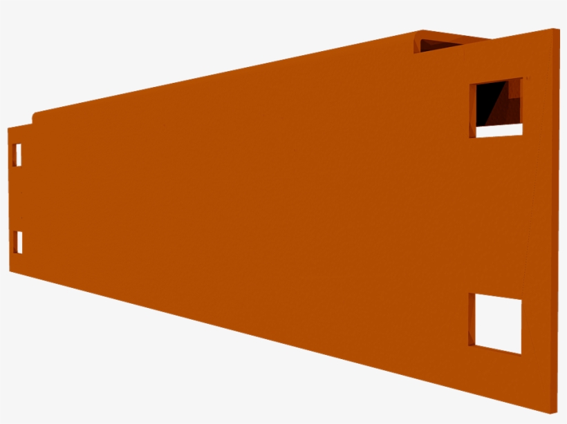 Pallet Racking Row Spacer J-style 6″, transparent png #7520689