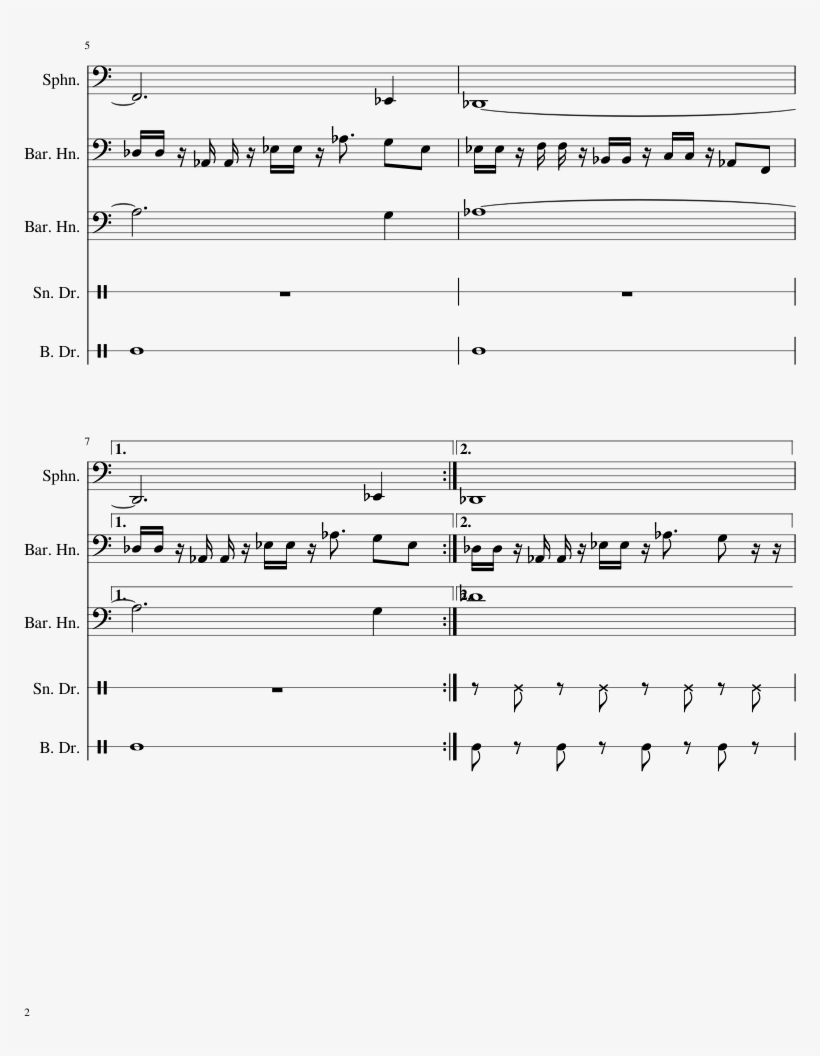 Undyne The Undying Sheet Music 2 Of 12 Pages, transparent png #7521329