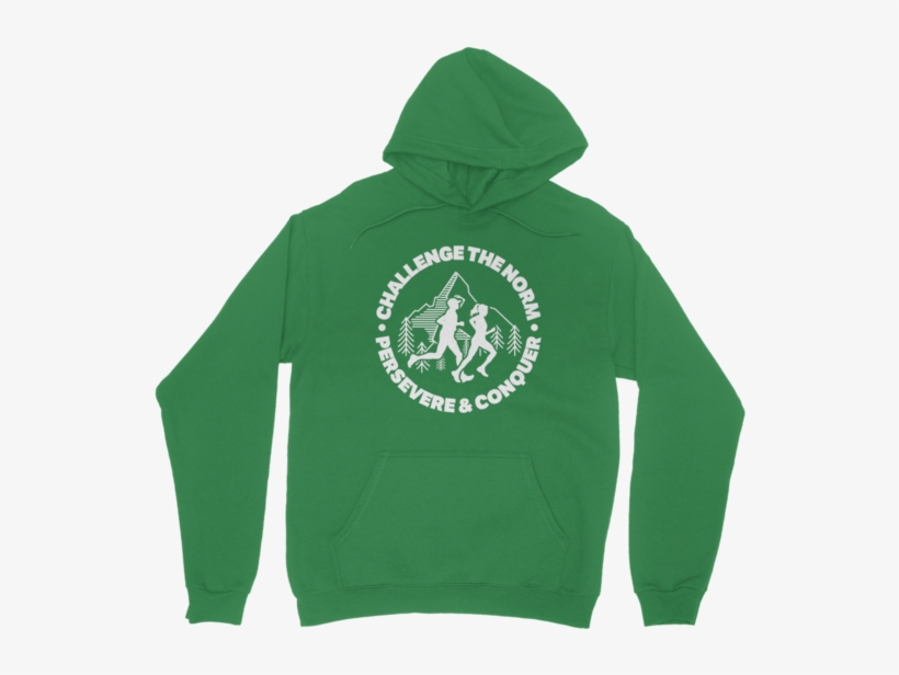 Challenge The Norm Running Logo ﻿classic Adult Hoodie, transparent png #7522640