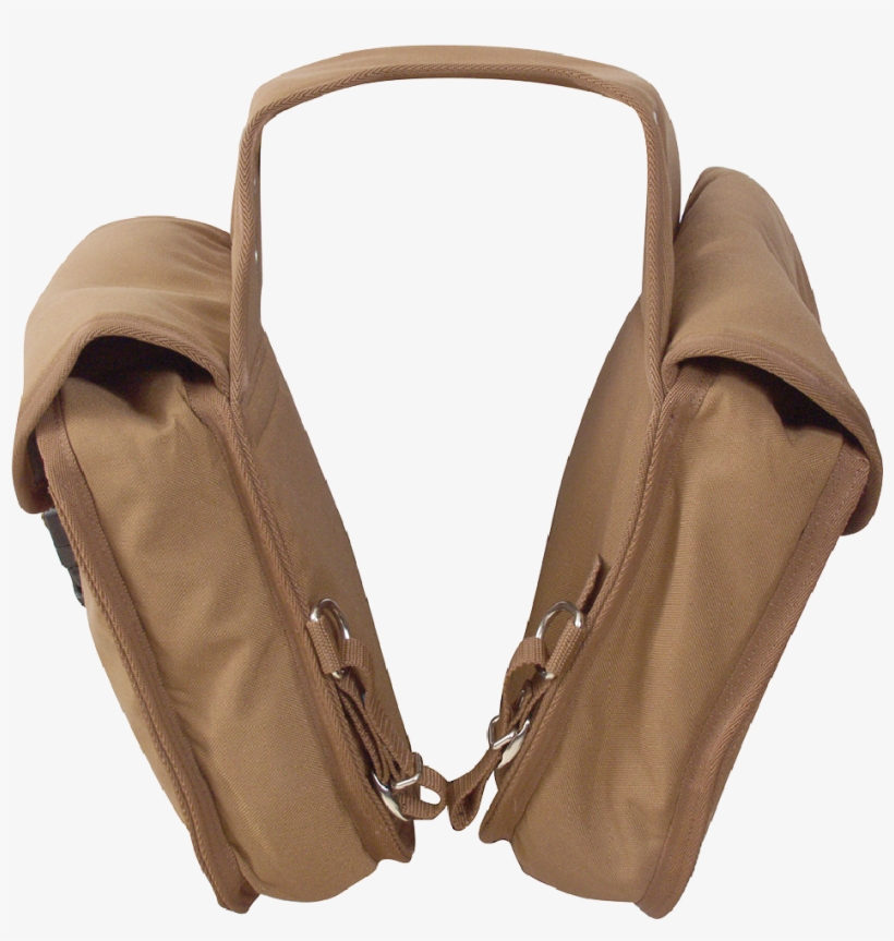 Khaki Saddle Bag, transparent png #7523086