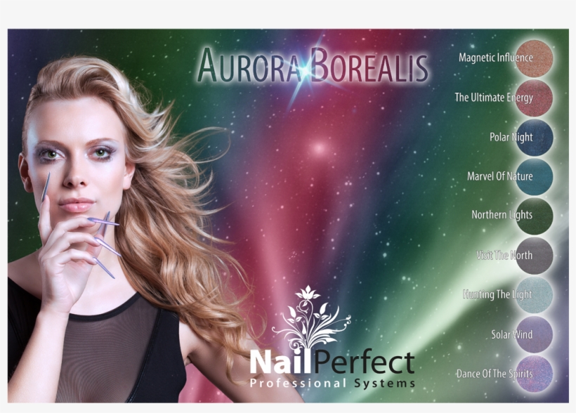 Np Led/uv Gel Colori Collezione Aurora Borealis, transparent png #7524289
