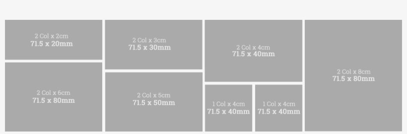 Here's A Selection Of Advertisement Sizes And Specifications, transparent png #7524704