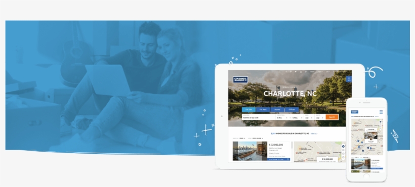 Coldwell Banker's Website On Screen Framed By Prospective, transparent png #7524864