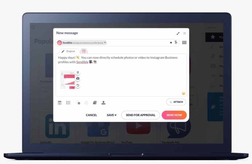 Instagram In Compose Box, transparent png #7526168