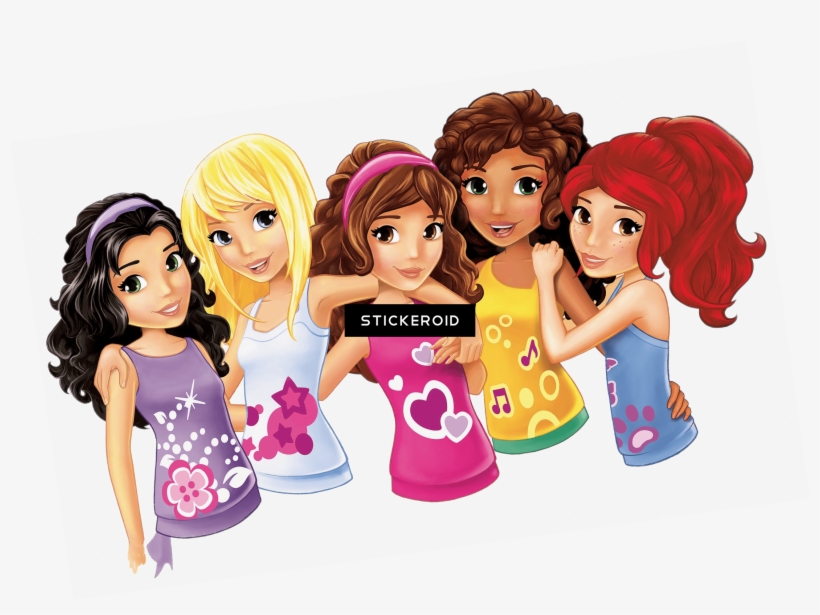 Lego Friends Portraits, transparent png #7527835