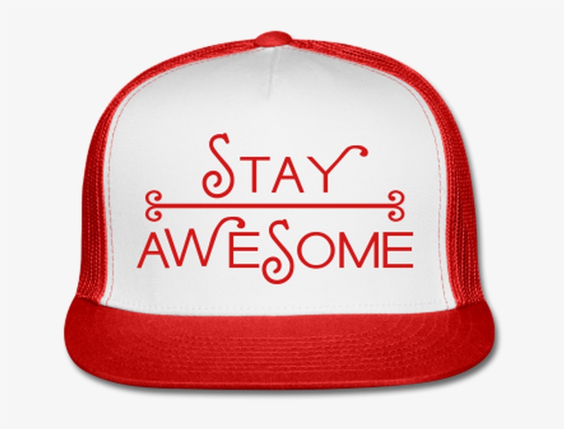 Ricks Cap / Hat / Topi Trucker Custome Stay Awesome, transparent png #7528323