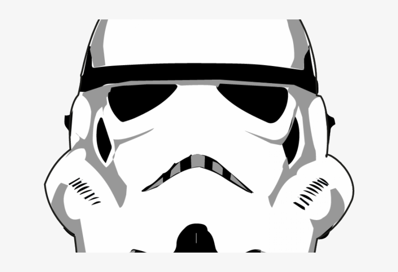 Drawn Head Stormtrooper, transparent png #7528325