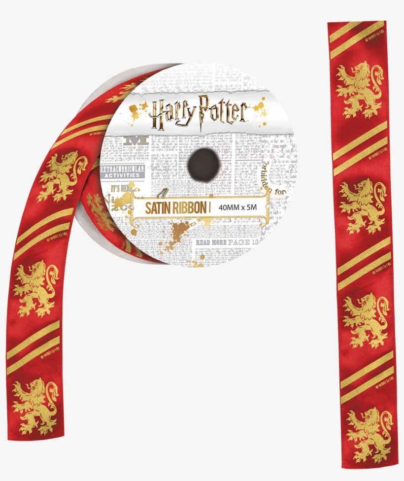 Gryffindor Satin Ribbon, transparent png #7529584