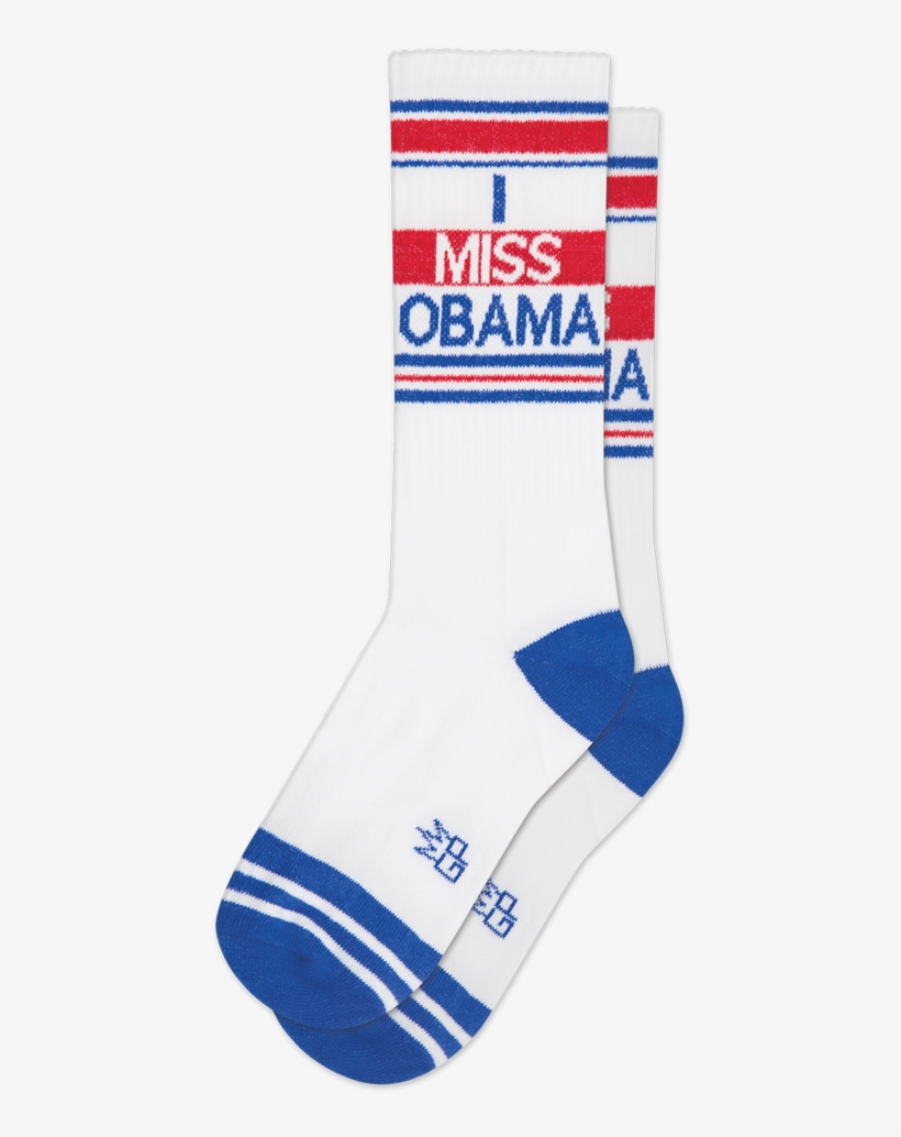 I Miss Obama Socks By Gumball Poodle, transparent png #7530089