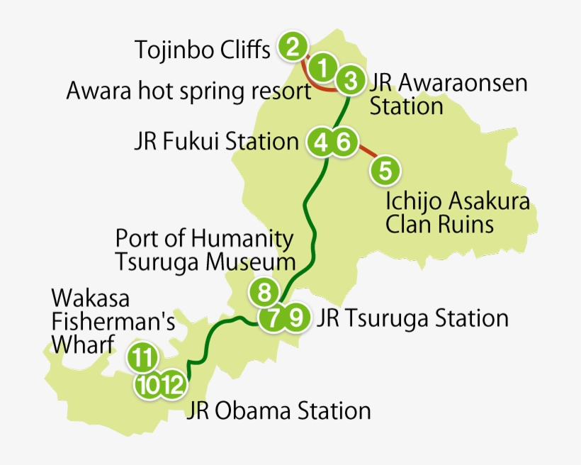 Typical Course For Touring Sightseeing Spots, transparent png #7530138