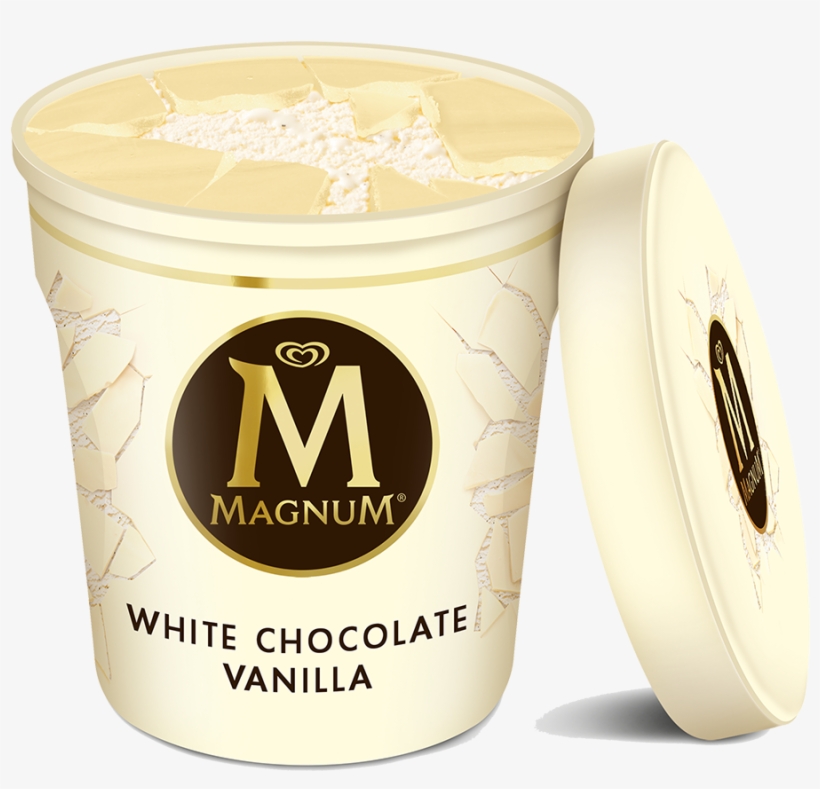 Enjoy Magnum White Chocolate Vanilla In An Indulgent, transparent png #7532211