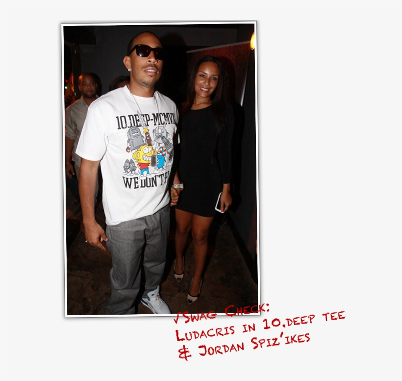Ludacris Was Seen With His Main Squeeze Rocking The, transparent png #7535057