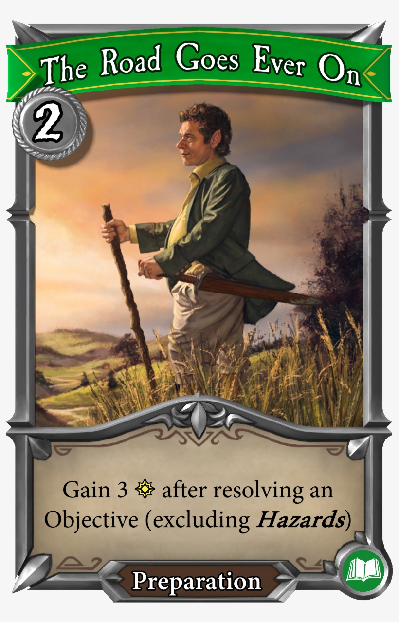 And Finally, The Road Goes Ever On Is The First Card, transparent png #7536367