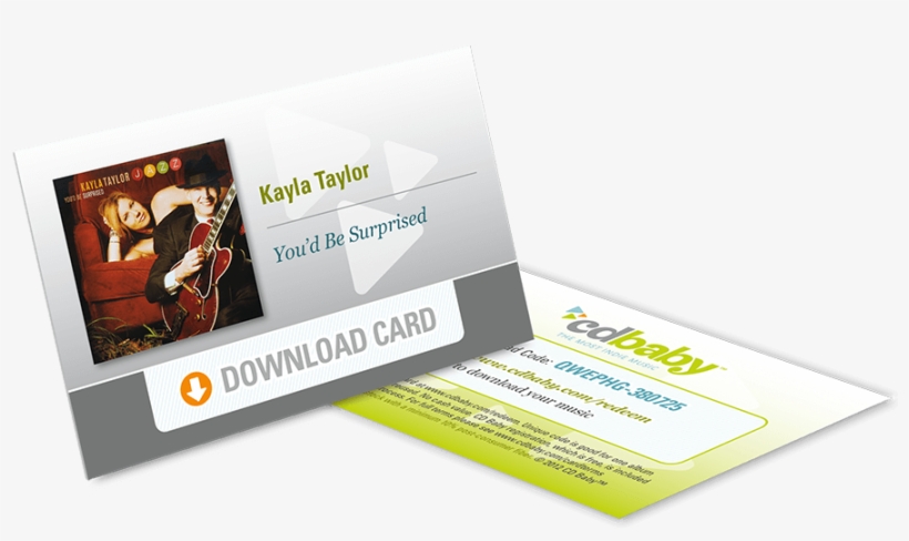 Cd Baby Standard Download Cards, transparent png #7536372