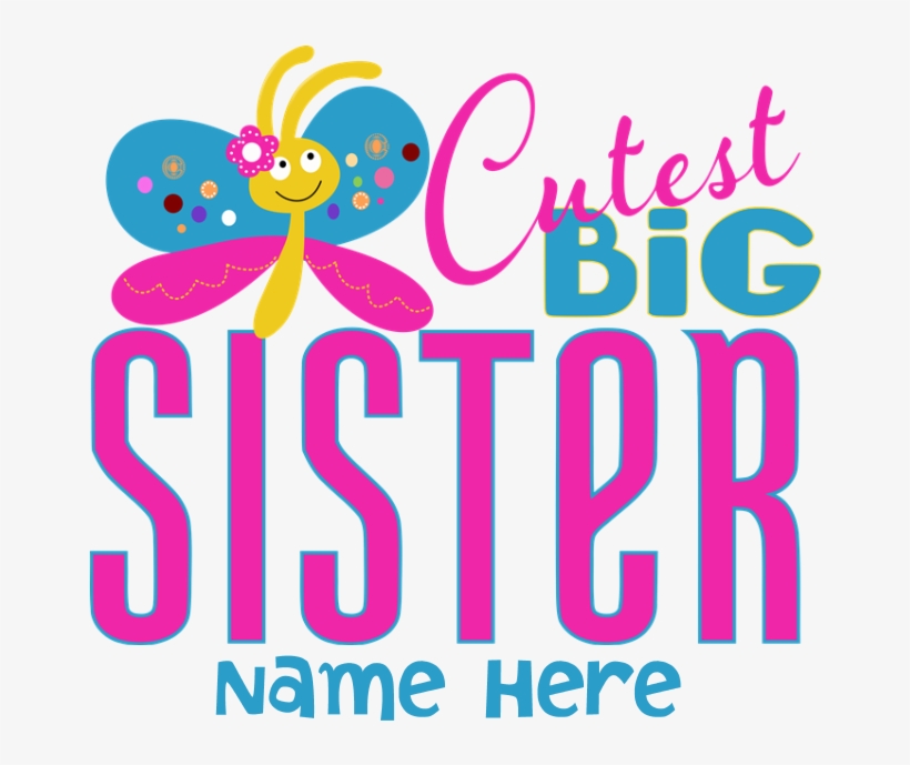 Personalized Big Sister Puzzle, transparent png #7536923
