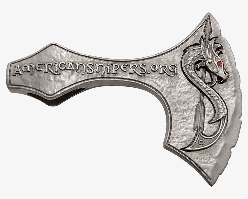Axe Nickel American Snipers Rev, transparent png #7537057