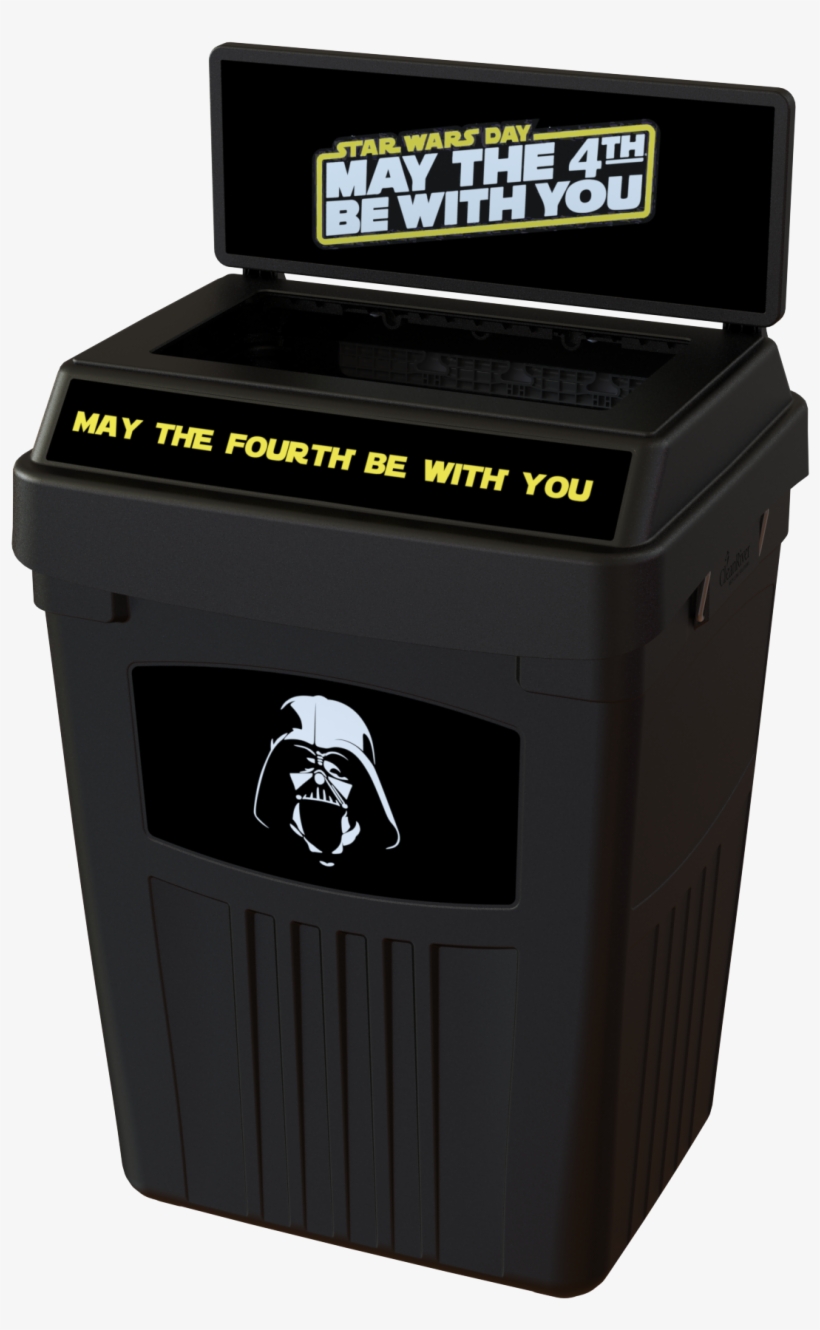 Custom Star Wars Recycling Bin, transparent png #7537786