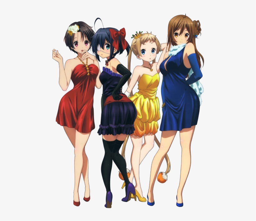 “dekomori Sanae, Nibutani Shinka, Takanashi Rikka,, transparent png #7538049