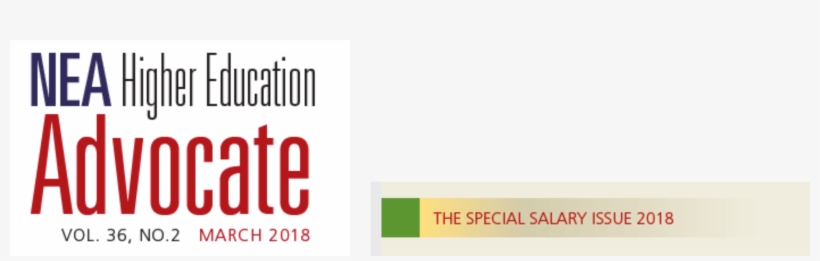 Each Year, The Nea Higher Education Advocate Produces, transparent png #7538148