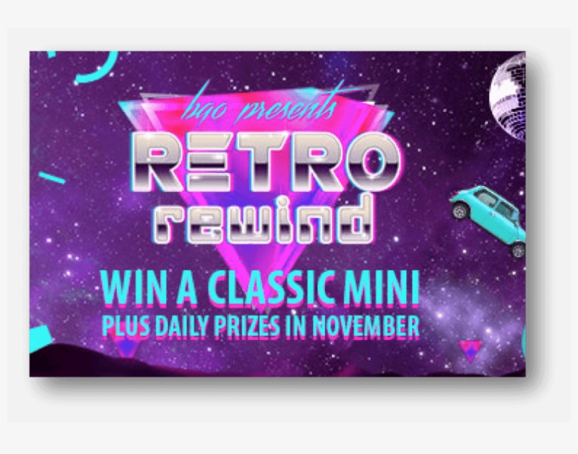 A New Promotion From Bgo Retro Rewind Promotion, transparent png #7540126
