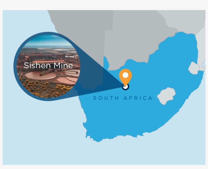 The Location Of The Sishen Mine In South Africa, transparent png #7541728