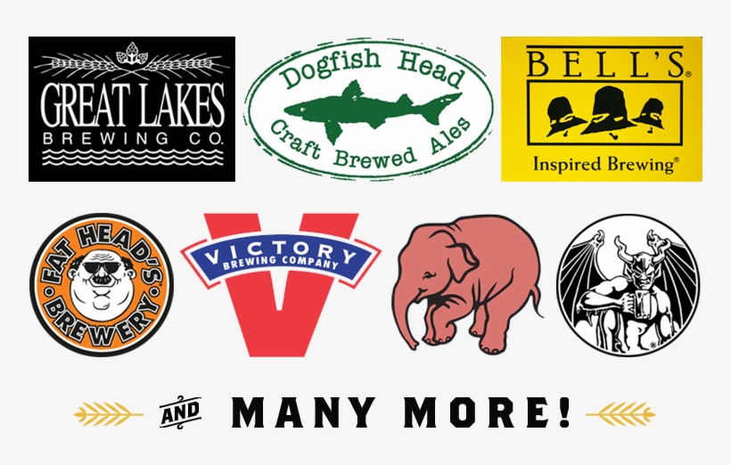 Fat Head's, Dogfish Head, Bell's, Victory, Stone, Brewery, transparent png #7543462