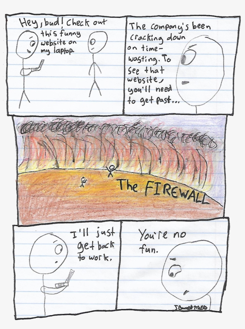 Comic 111- Firewall, transparent png #7544267