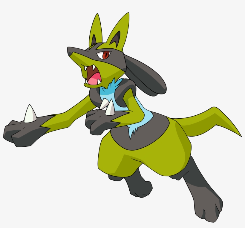 Transparent Lucario Png - Pokemon Mega Lucario Shiny, Png Download