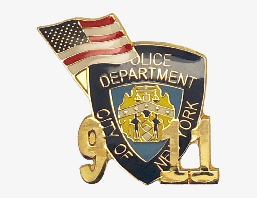 New York Police Department Shoulder Patch Lapel Pin, transparent png #7547696