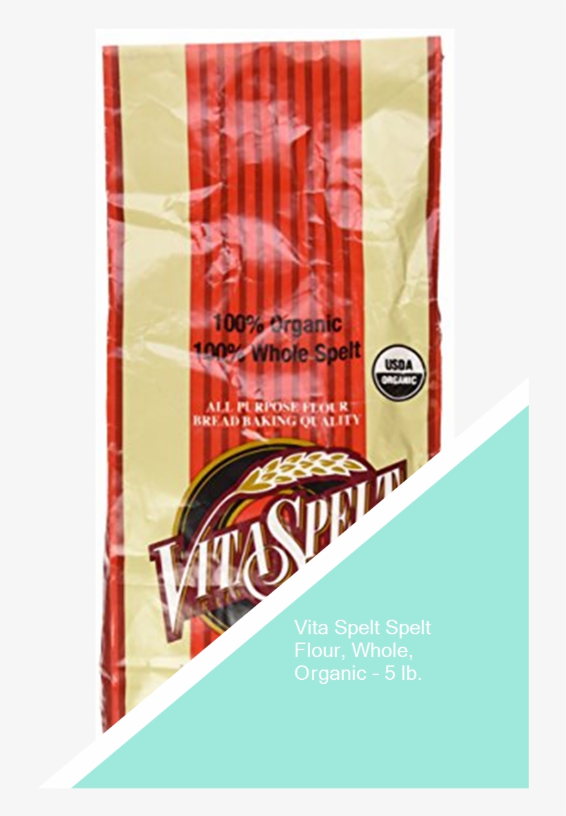 Vita Spelt Spelt Flour, Whole, Organic 5 Lb, transparent png #7551072