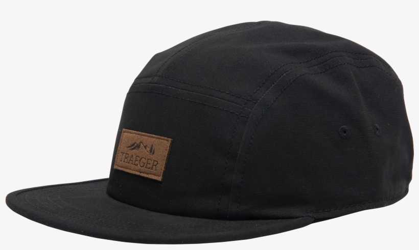 Black Hat 5 Panel Adjustable, transparent png #7551842